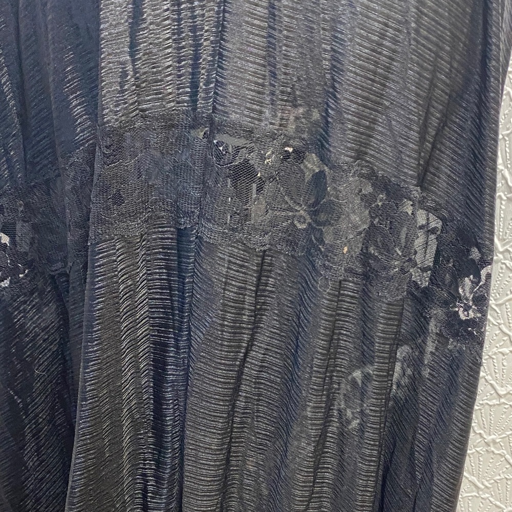 Kayser Size‎ small petite Vintage Elegant Black Lace nightdress Nylon Strappy - Picture 9 of 13